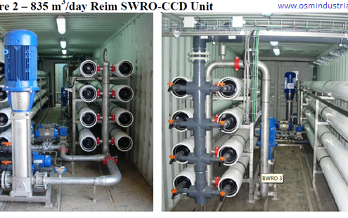 فرآیند SWRO-CCD Desalitech آب شیرین کن نمک زدایی تصفیه آب
