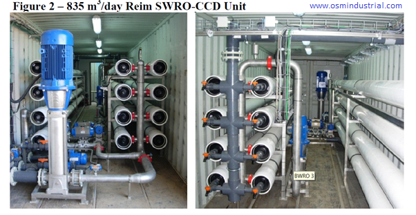 فرآیند SWRO-CCD Desalitech آب شیرین کن نمک زدایی تصفیه آب